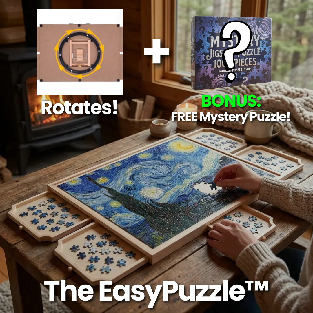EasyPuzzle™ Rotating Puzzle Board