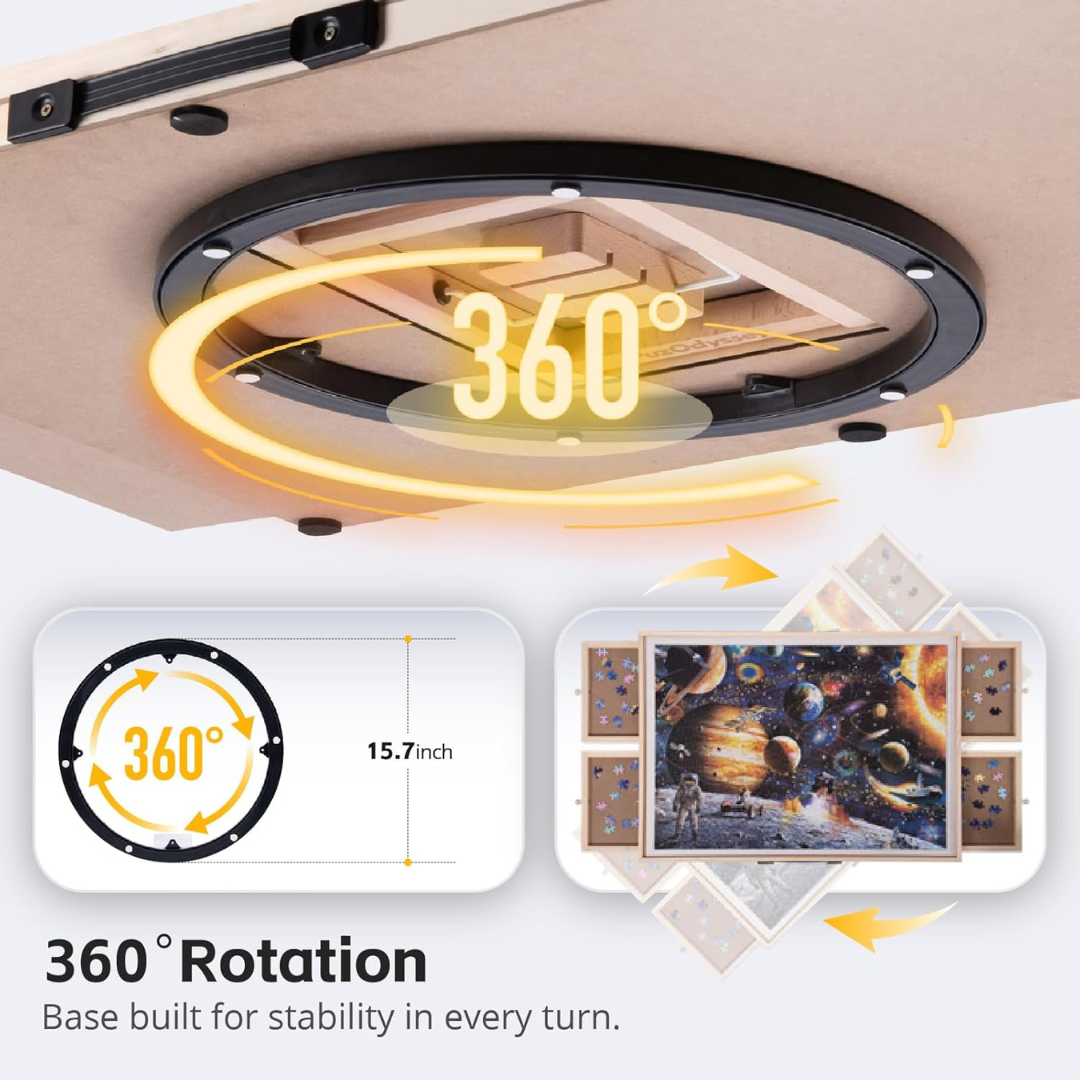 EasyPuzzle™ Rotating Puzzle Board